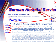Tablet Screenshot of english.german-hospital-service.com